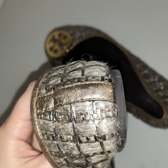 Tory Burch Woven Rattan Reva Flats size 8 - Picture 8 of 13